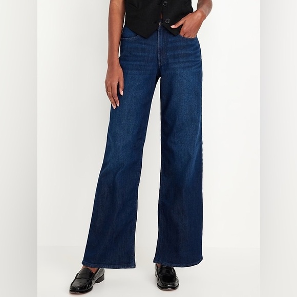 Old Navy WOW High Waisted Wide Leg Jeans - Size 10 - Picture 2 of 11